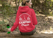 Introducing our versatile and stylish gender-neutral hoodie, perfect for any camping enthusiast! The back features a beautiful nature scene, reminding you of the great outdoors, while the saying "Camping Crew-Fire, Friends, Fun" adds a touch of humor and camaraderie to your adventures. The front simply states "Camping Crew," making it clear that you're part of a like-minded community.