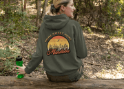 Introducing the perfect Nature Shirt for those who love a good Sunset! Our gender-neutral hoodie features a stunning Prairie sunset with wheat and the sweet saying "Home Sweet Home Manitoba."