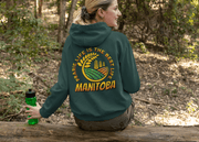 Introducing the perfect addition to your wardrobe, the gender-neutral Harvest Hoodie with a Prairie Life Is The Best Life-Manitoba graphic! This Canada Sweater is made with high-quality materials and is designed to keep you warm and cozy during the cooler months. Featuring a beautiful graphic of a farmer's field with wheat, this hoodie pays homage to the stunning nature that surrounds us.