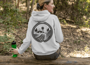 This gender neutral hoodie features a beautiful graphic of a Manitoba farmers field, making it the perfect way to show off your love for the prairies.