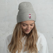 This gender-neutral beanie features a cute Santa holding a Stanley water bottle and sporting a trendy belt bag! We don't know about you, but we're pretty sure this beanie is the missing piece in our lives that we've been searching for.