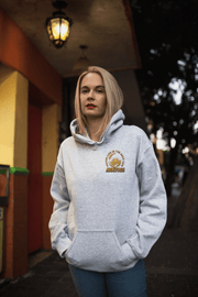 This gender neutral hoodie features a stunning graphic of a farmer's field with golden wheat and a breathtaking prairie sunset. The saying "Prairie Life Is The Best Life-Manitoba" is proudly displayed, representing the love and appreciation for the simple yet fulfilling life in this wonderful province. 