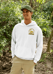 This gender neutral hoodie features a stunning graphic of a farmer's field with golden wheat and a breathtaking prairie sunset. The saying "Prairie Life Is The Best Life-Manitoba" is proudly displayed, representing the love and appreciation for the simple yet fulfilling life in this wonderful province. 