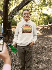 Introducing the perfect Nature Shirt for those who love a good Sunset! Our gender-neutral hoodie features a stunning Prairie sunset with wheat and the sweet saying "Home Sweet Home Manitoba." Not only does it look great, but it's also ultra-comfortable and perfect for any season. 