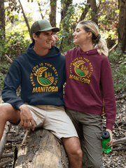This Canada Sweater is more than just a comfortable and cozy piece of clothing, it's a tribute to the beautiful province of Manitoba. With a farmers field graphic featuring wheat and the saying Prairie Life Is The Best Life-Manitoba, this hoodie is a celebration of the abundant natural resources that make Manitoba such a special place.
