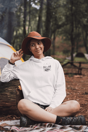 Happy Camper Double Sided Hoodie-Tent