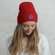 C & Win Sports Smile Cuffed Beanie Red - C & Win Sports