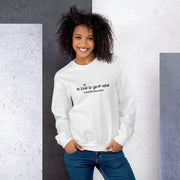 C & Win Sports Be Kind To Your Mind Sweatshirt White / S - C & Win Sports