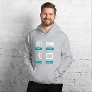 C & Win Sports Eat. Sleep. Hockey. Hoodie Sport Grey / S - C & Win Sports