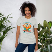 C & Win Sports Just A Girl & Her Cats T-Shirt Athletic Heather / XS - C & Win Sports