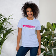 C & Win Sports RUNNING-Cheaper Than Therapy T-Shirt Heather Blue / S - C & Win Sports