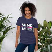 C & Win Sports Mind Over Miles T-Shirt Heather Midnight Navy / XS - C & Win Sports