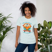 C & Win Sports Just A Girl & Her Cats T-Shirt Heather Prism Ice Blue / XS - C & Win Sports