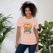 C & Win Sports Just A Girl & Her Cats T-Shirt Heather Prism Peach / XS - C & Win Sports