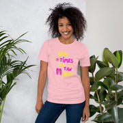 C & Win Sports Good Times And Tan Lines T-Shirt Pink / S - C & Win Sports