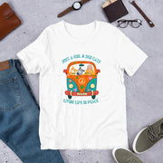 C & Win Sports Just A Girl & Her Cats T-Shirt - C & Win Sports