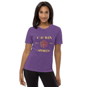 C & Win Sports C & Win Sports Maple Leaf T-Shirt Purple Triblend / XS - C & Win Sports